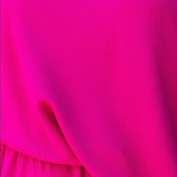 Womens Vici One Shoulder Pink Long Dress Size Large New with tags - Picture 11 of 16